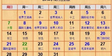 2014年12月最新全國展覽會時間排期表