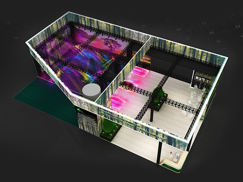 森林之光——燈光音響展設計搭建